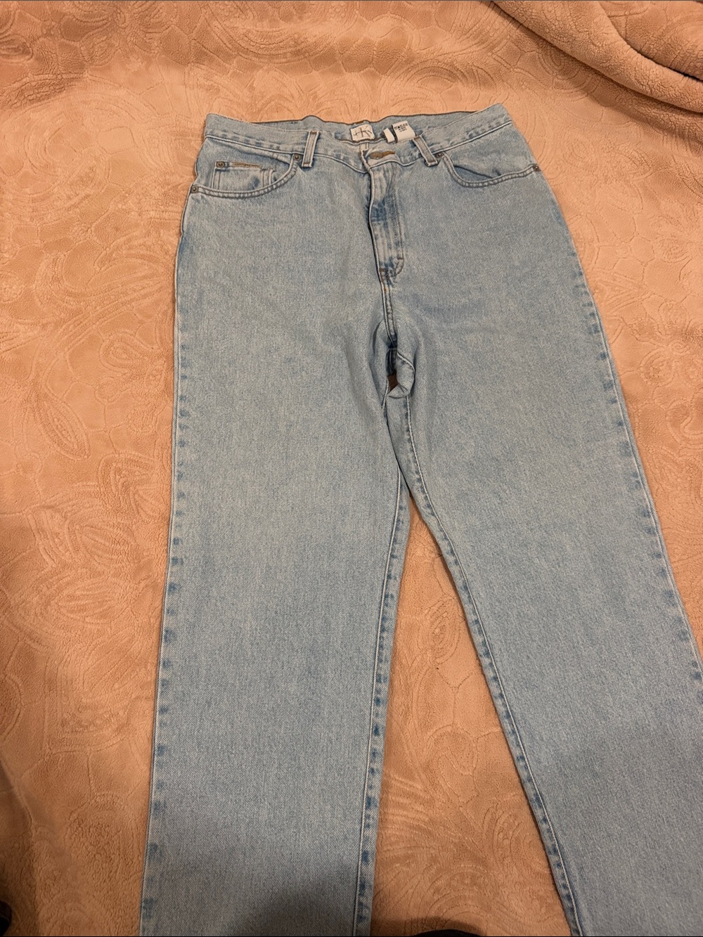 Calvin Klein Jeans Light Blue Straight Leg Women's Jeans